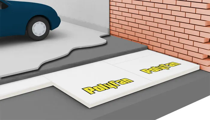 Piso de estacionamiento con placas de Polyfan
